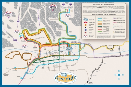 Breckenridge Shuttle Map